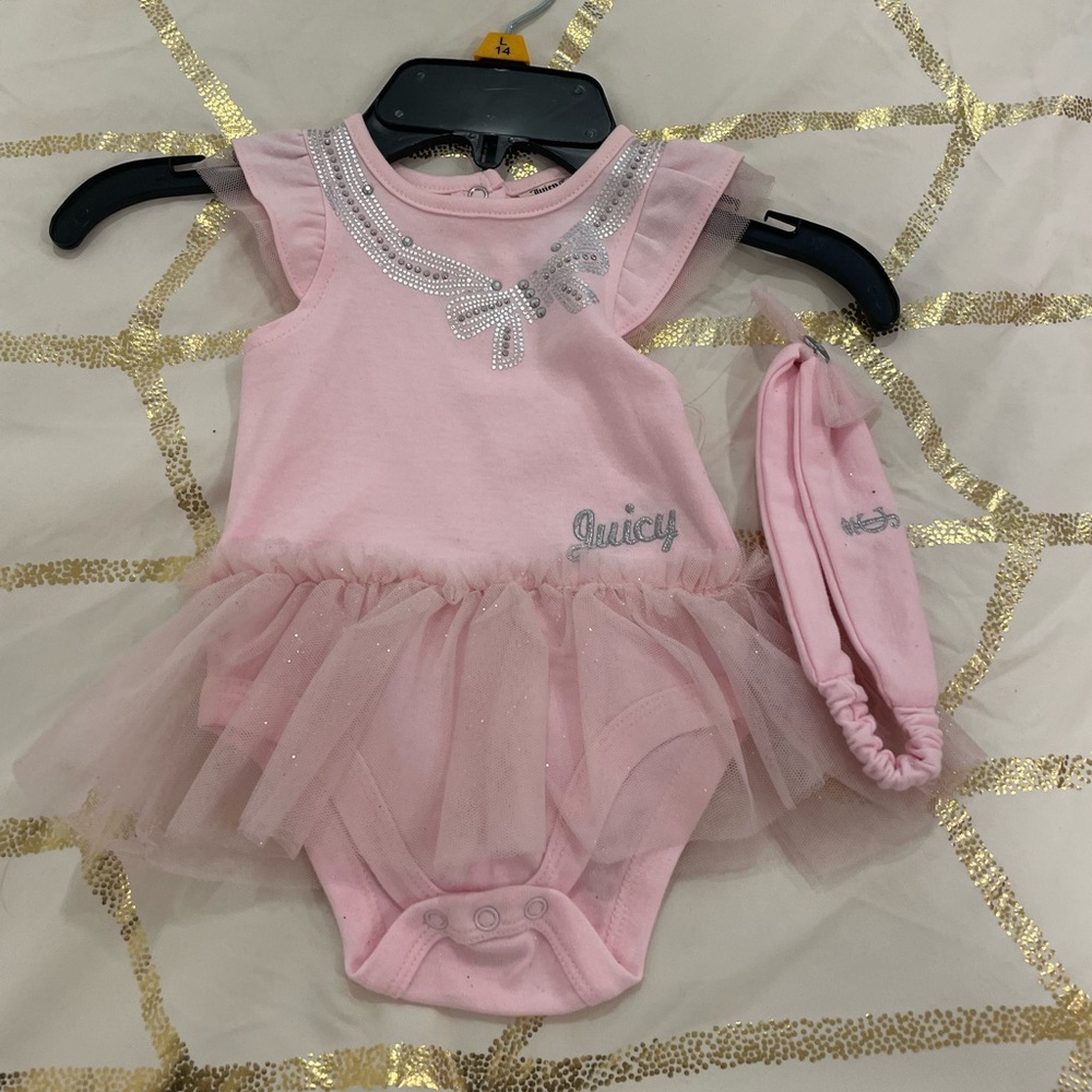 Juicy Couture‎ Pink Baby Onesie